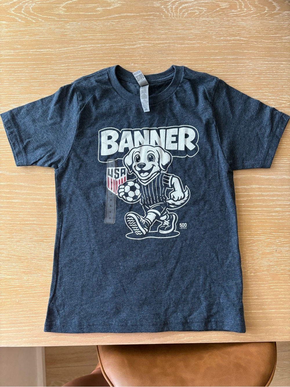 USMNT World Cup Banner mascot Kids T-Shirt